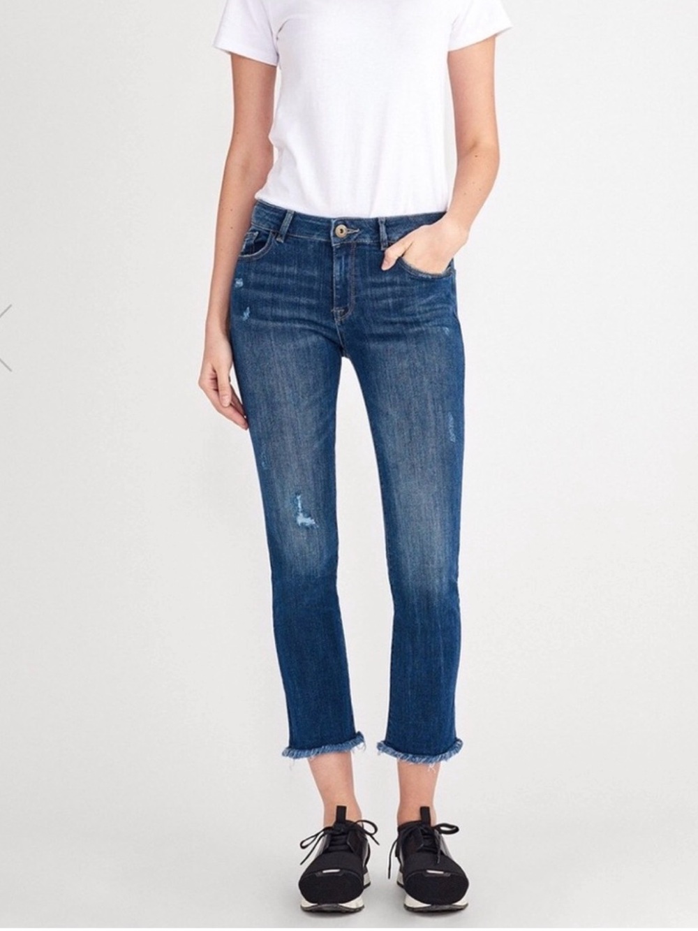 DL1961 Mara Ankle Jeans Ravine Instasculpt Mid Rise